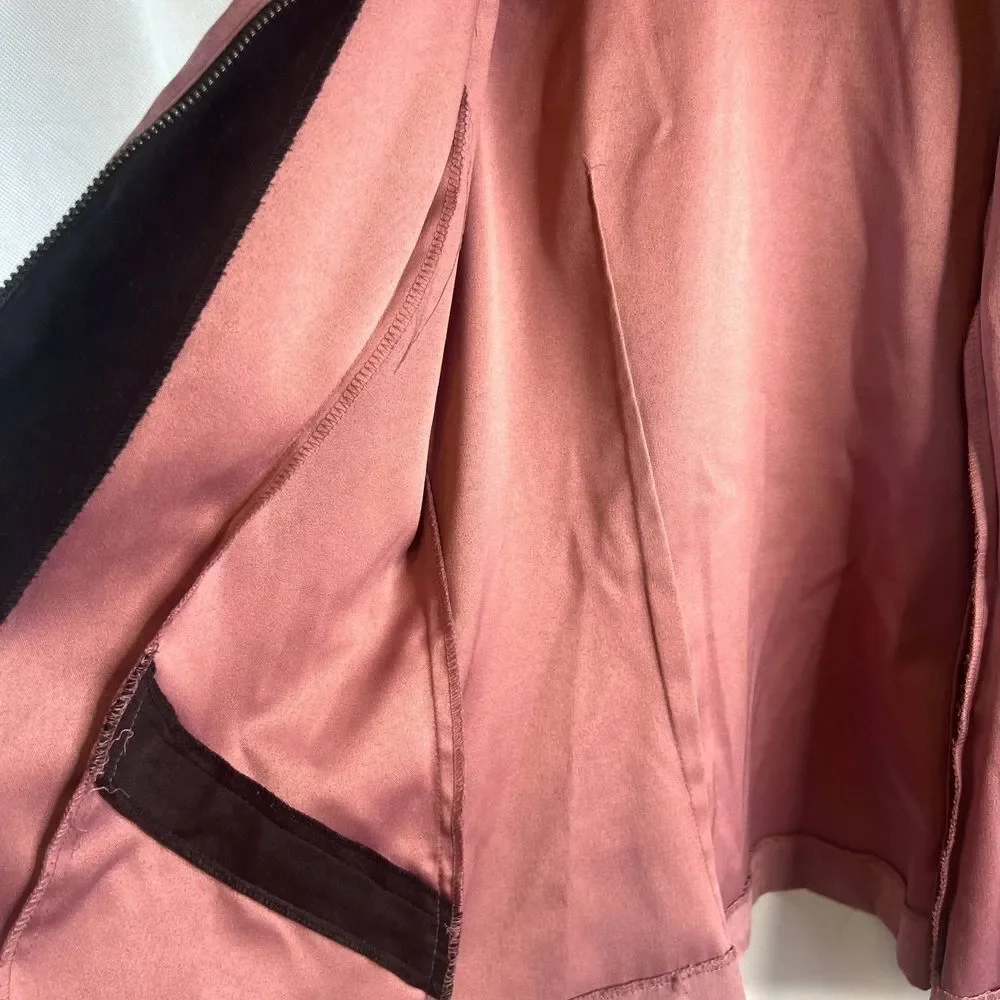 Sheri‎ Martin Purple Full Zip Jacket Size Medium
